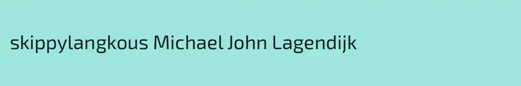 skippylangkous Michael John Lagendijk